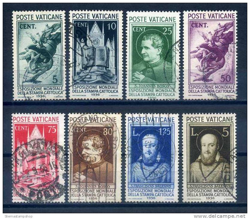 VATICAN - 1936 CATHOLIC PRINT - V5465 - Used Stamps