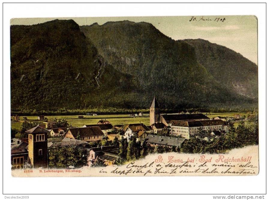 BC61890 St Zeno Bei Bad Reichenhall Used Good Shape 2 Scans - Bad Reichenhall