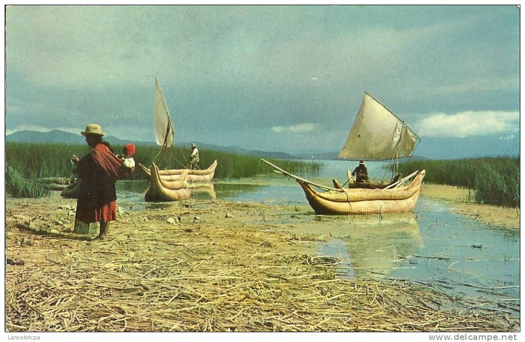 BOLIVIE / DESPUES DE LA PESCA LAGO TITICACA (PECHE TRADITIONNELLE) - Bolivia