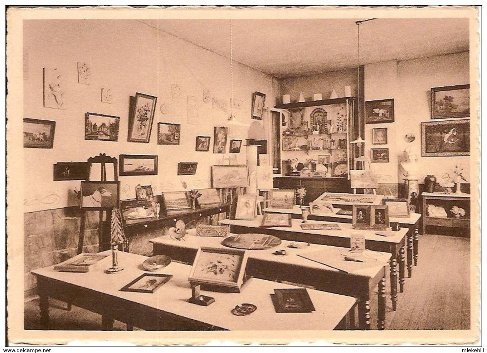 IZEGEM-ISEGHEM-GESTICHT DE PELICHY -SCHILDERZAAL-CLASSE DE PEINTURE--enseignement--school- - Izegem