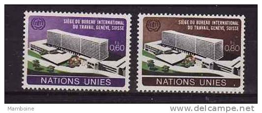 ONU  Geneve- 1974 - N° 37 . 38 Neuf X - Nuevos
