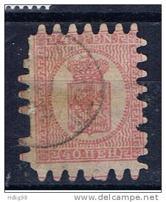 FIN Finnland 1866 Mi 9 C Wappenmarke - Used Stamps