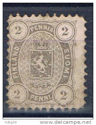 FIN Finnland 1875 Mi 12 A Wappenmarke - Usados