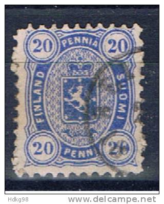 FIN Finnland 1875 Mi 16 A Wappenmarke - Used Stamps