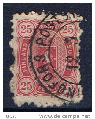 FIN Finnland 1875 Mi 17 A Wappenmarke - Used Stamps