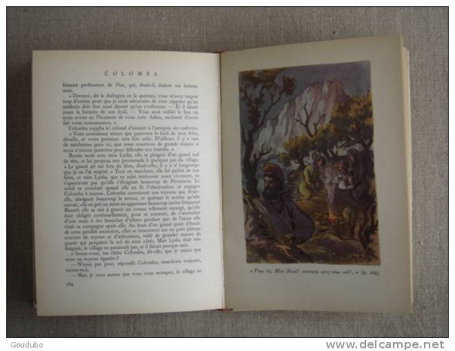 P. Mérimée Colomba illustrations de P. Rousseau Rouge & Or.G.P 1952.Voir photos.