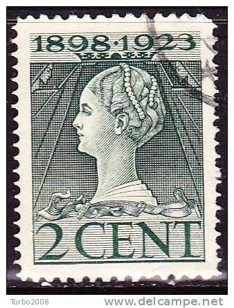 1923 Jubileumzegels 2 Cent Groen Lijntanding 11½ X 12½ NVPH 121 H - Used Stamps