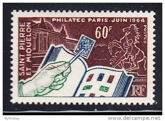 St Pierre Et Miquelon 1964 MNH Sc 369 60fr Philatelic Issue - Unused Stamps