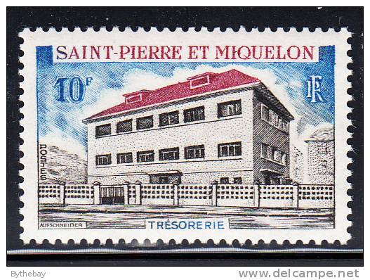 St Pierre Et Miquelon 1969 MNH Sc 385 10fr Treasury - Neufs