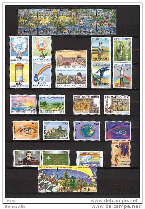 1995 COMPLETE YEAR PACK MNH ** - Annate Complete