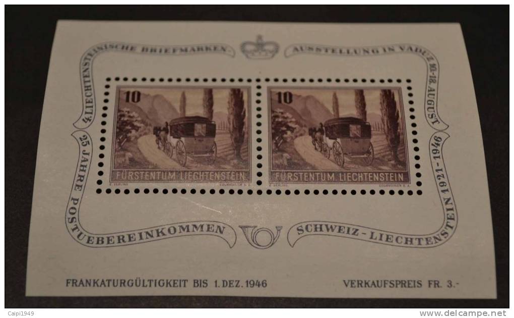 1946, Block 4 Postfrisch. - Nuevos