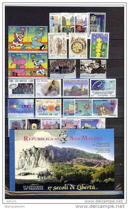 2000 COMPLETE YEAR PACK MNH ** - Annate Complete