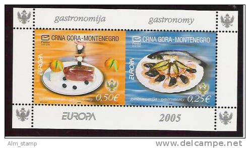 2005 CRNA GORA  Montenegro   Mi. HB-blatt  1 **MNH   Europa: Gastronomie. - 2005