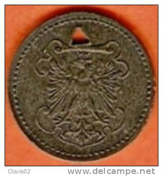 NOTGELD 10 PFENNIG 1917 - STADT FRANKFURT A / M - Necessite Emergency Token Jeton Coin - Notgeld