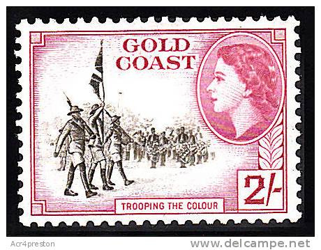 Msc297 Gold Coast 1952, SG162 2sh Definitive, Mounted Mint - Côte D'Or (...-1957)