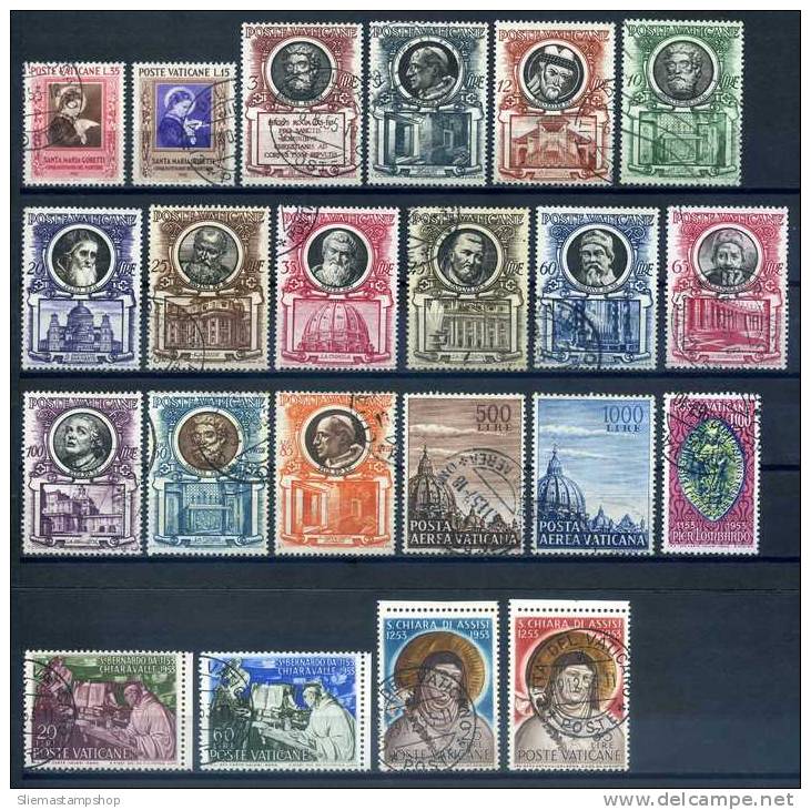 VATICAN - 1953 ANNATA COMPLETA - V5501 - Used Stamps