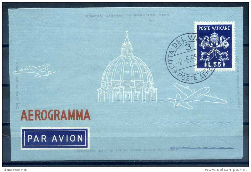VATICAN - AIR LETTER PERF 1P - V5503 - Used Stamps