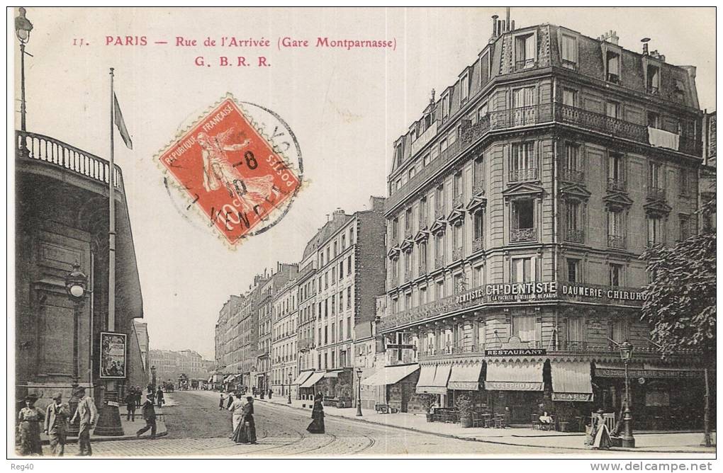 D75 - PARIS - Rue De L'Arrivée   (Gare Montparnasse) - District 15