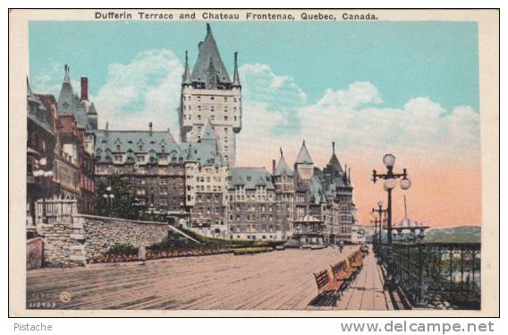 CPA Québec - Château Frontenac - Terrace Dufferin - Neuve - État TB - Québec - Château Frontenac