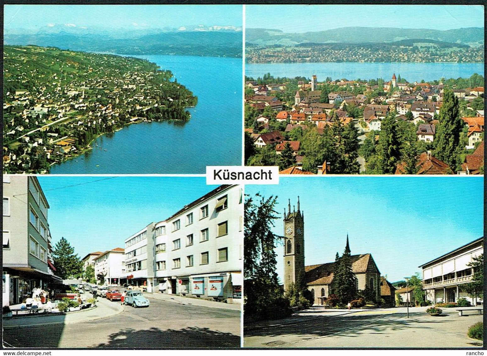 SUISSE CARTE POSTALE .19. 9. 1971 . KÜSNACHT .  ATHEN. C/.S.B.K. Nr:476.491. Y&TELLIER Nr:850.873. - Altri & Non Classificati