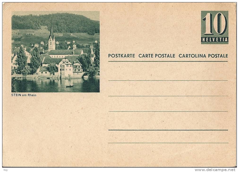 POSTKARTE 10   STEIN AM RHEIN - Entiers Postaux