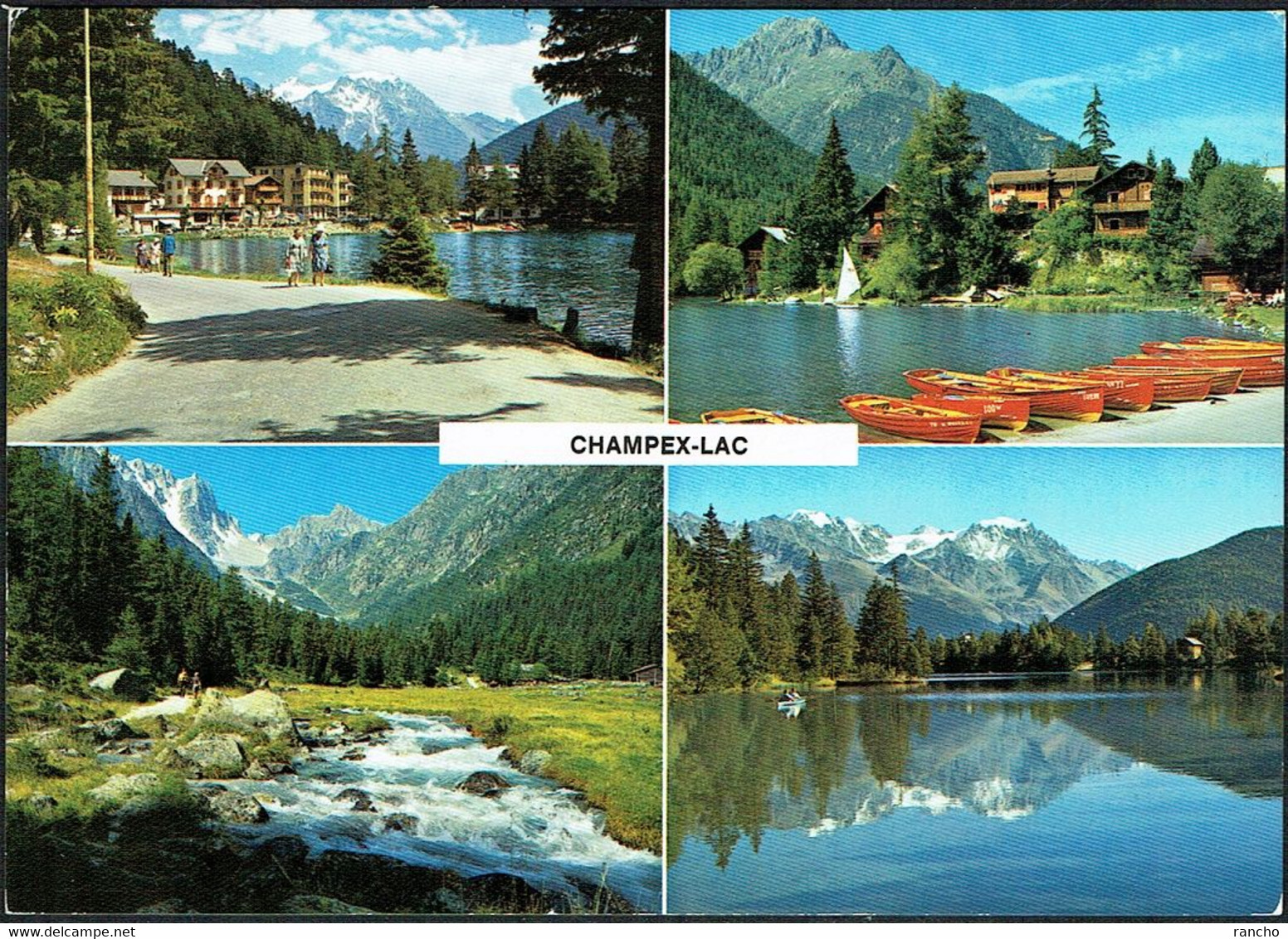 SUISSE CARTE POSTALE . DU : 7.7.1977 . LIDDES . MEYRIN .(CHAMPEX-LAC) - Meyrin