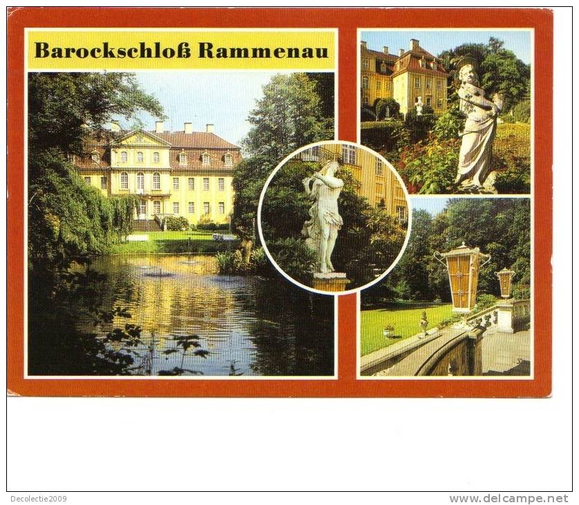 B62594 Rammenau Castle Multiviews Used Perfect Shape Back Scan At Request - Bautzen