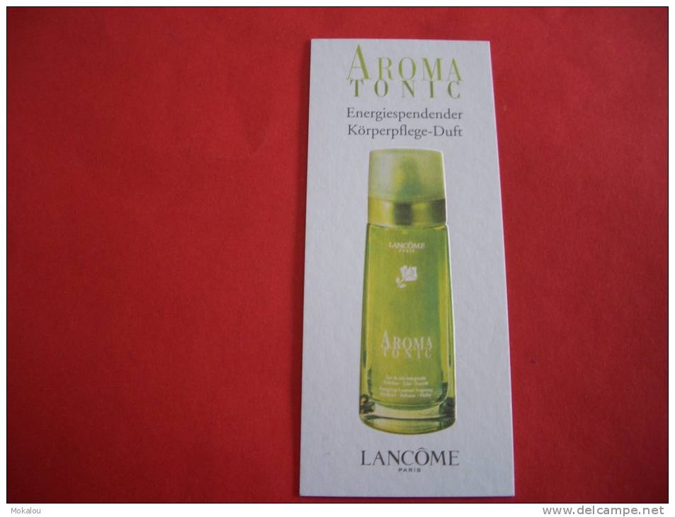 Carte Lancôme Aroma Tonic Allemande* - Modernes (à Partir De 1961)