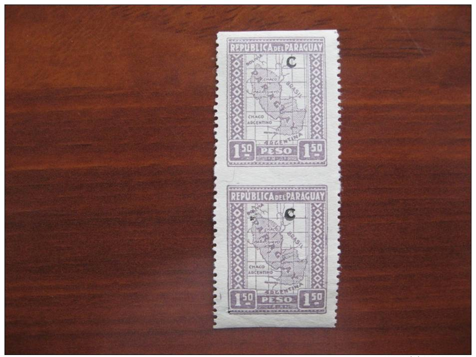 Paraguay  Mint   1928  No 285 Imperf Between Stamps - Paraguay