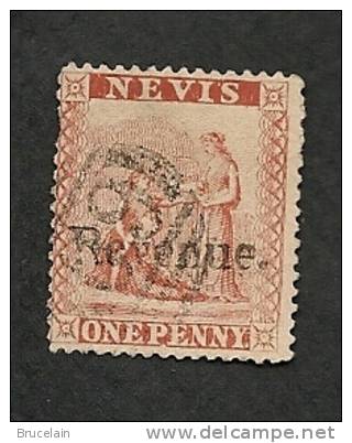 NEVIS  Britannique  - N° 9  - Y&T - O - Cote  55  € - St.Christopher-Nevis-Anguilla (...-1980)