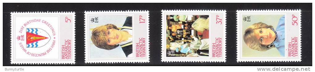 British Antarctic Territority BAT 1982 Princess Diana Issue Omnibus MNH - Nuovi