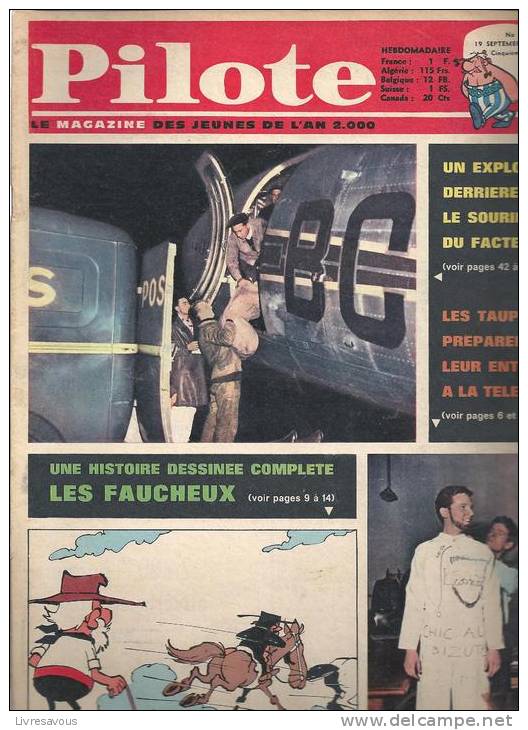 Pilote Le Journal D'Astérix Et Obélix N°204 Du 19 Septembre 1963 - Pilote