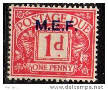 PIA - OCC. MEF - 1942 : Segnatasse  Inglesi Soprastampati - (SAS   Tx 1-5) - Britische Bes. MeF