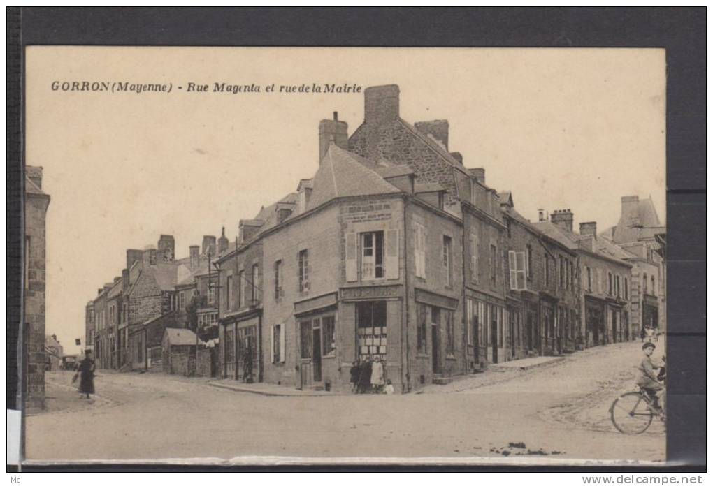 53 - Gorron - Rue Magenta Et Rue De La Mairie - Gorron