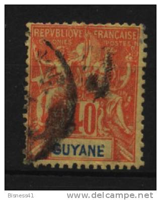 Guyane N° 39 Oblitéré Cote Y&T 18,00  €uro  Au Quart De Cote - Other & Unclassified