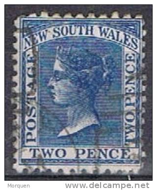 Lote 7 Sellos New South Wales, NSW, Yvert Num 46, 46a, 47, 50, 72, 81, 90 º - Used Stamps