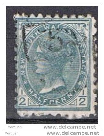 Lote 7 Sellos New South Wales, NSW, Yvert Num 46, 46a, 47, 50, 72, 81, 90 º - Used Stamps