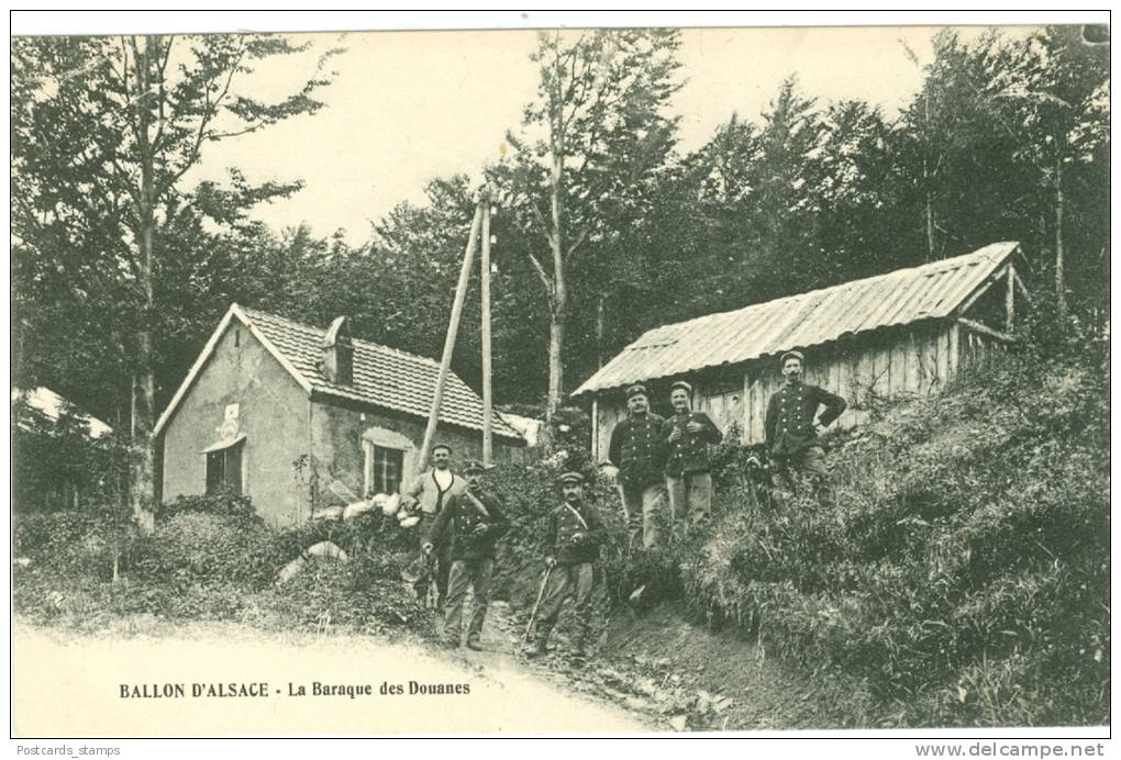 Ballon D`Alsace, La Baraque Des Douanes, Um 1910/20 - Elsass