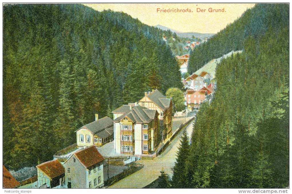 Friedrichrda, Der Grund, Um 1910/20 - Friedrichroda