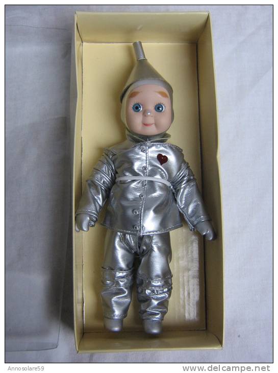 BAMBOLA IN PORCELLANA - PERSONAGGI DELLE FIABE - L'UOMO DI LATTA - TIN MAN - LEGGI - Bambole