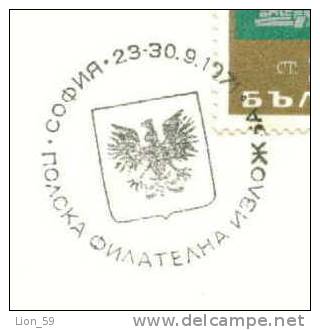 PC29 / 1971 Poland Pologne Polen Polonia NATIONAL THEATRE PHILATELIC EXHIBITION - Bulgaria Bulgarie Bulgarien Bulgarije - Storia Postale