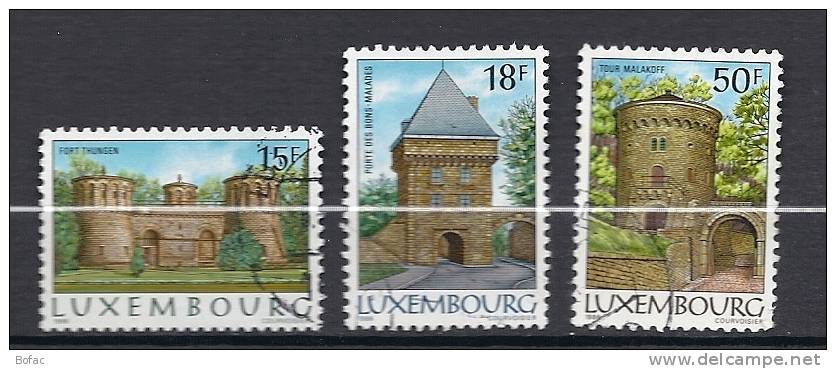 1103 1104 1105  OBL  Y  &amp;  T  *fort Thungen,porte Des Bons Malades &sup2; Tour Malkoff*    ""LUXEMBOURG"" - Used Stamps