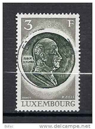 799   OBL   Y  &amp;  T   *Robert Schuman*   ""LUXEMBOURG"" - Oblitérés