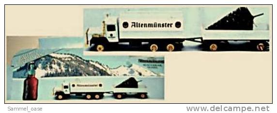 Nostalgie Truck  -  Altenmünster Bier Mit Weihnachtsbaum  , NEU + OVP - Camions