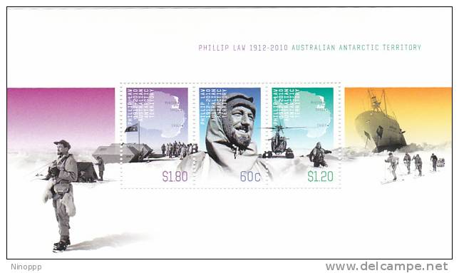 Australian Antarctic Territory 2012 Phillip Law Miniature Sheet  MNH - Other & Unclassified