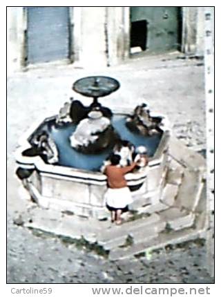 AGNONE ( ISERNIA ) PIAZZA PLEBISCITO FONTANA ANIMATA VB1964 DR9699 - Isernia