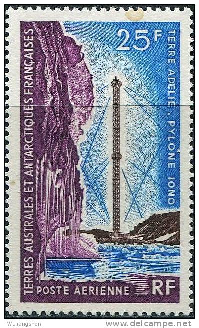 FN0495 TAAF 1966 Polar Expedition Tower 1v MLH - Usati