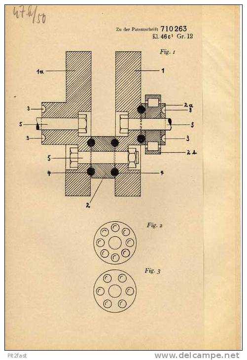 Original Patentschrift - W. Armbrüster In Rottenburg , Neckar , 1937 , Kurbelwelle !!! - Machines