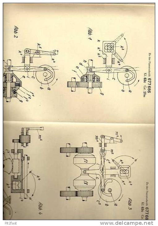 Original Patentschrift - Ardelt Werke In Eberswalde , 1935 , Zahnräderwechselgetriebe  !!! - Voertuigen