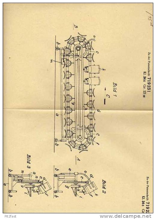 Original Patentschrift - A. Beeck In Oldenburg , 1935 , Milchkannen Gerät , Milchkanne !!! - Maschinen